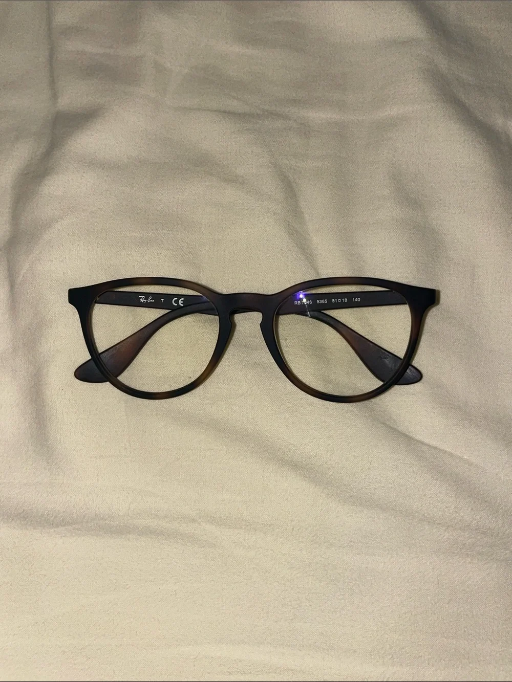 Ray-Ban Women's Tortoise Brown Round Frame Glasses
